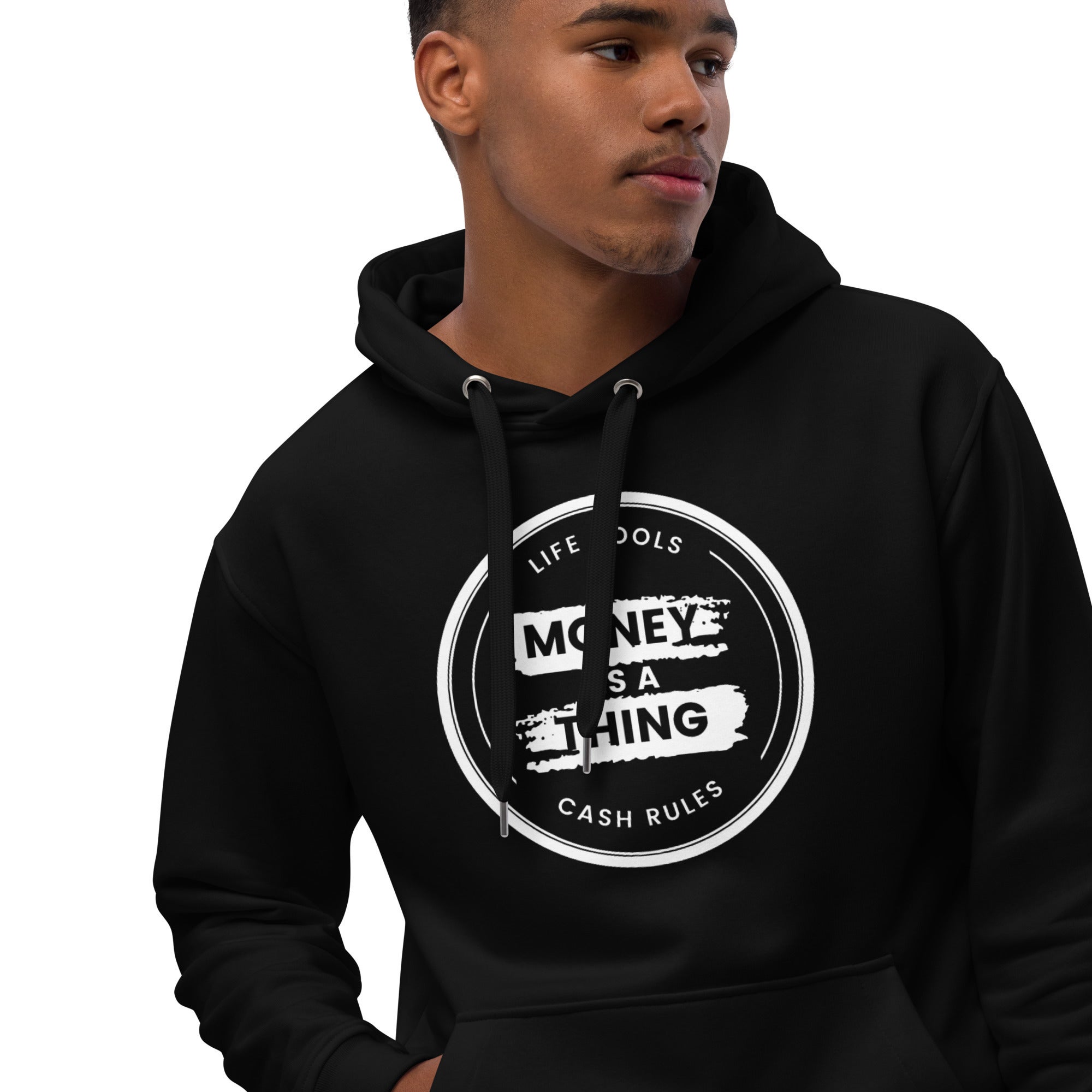 Money is a Thing Logo Hoodie Black
